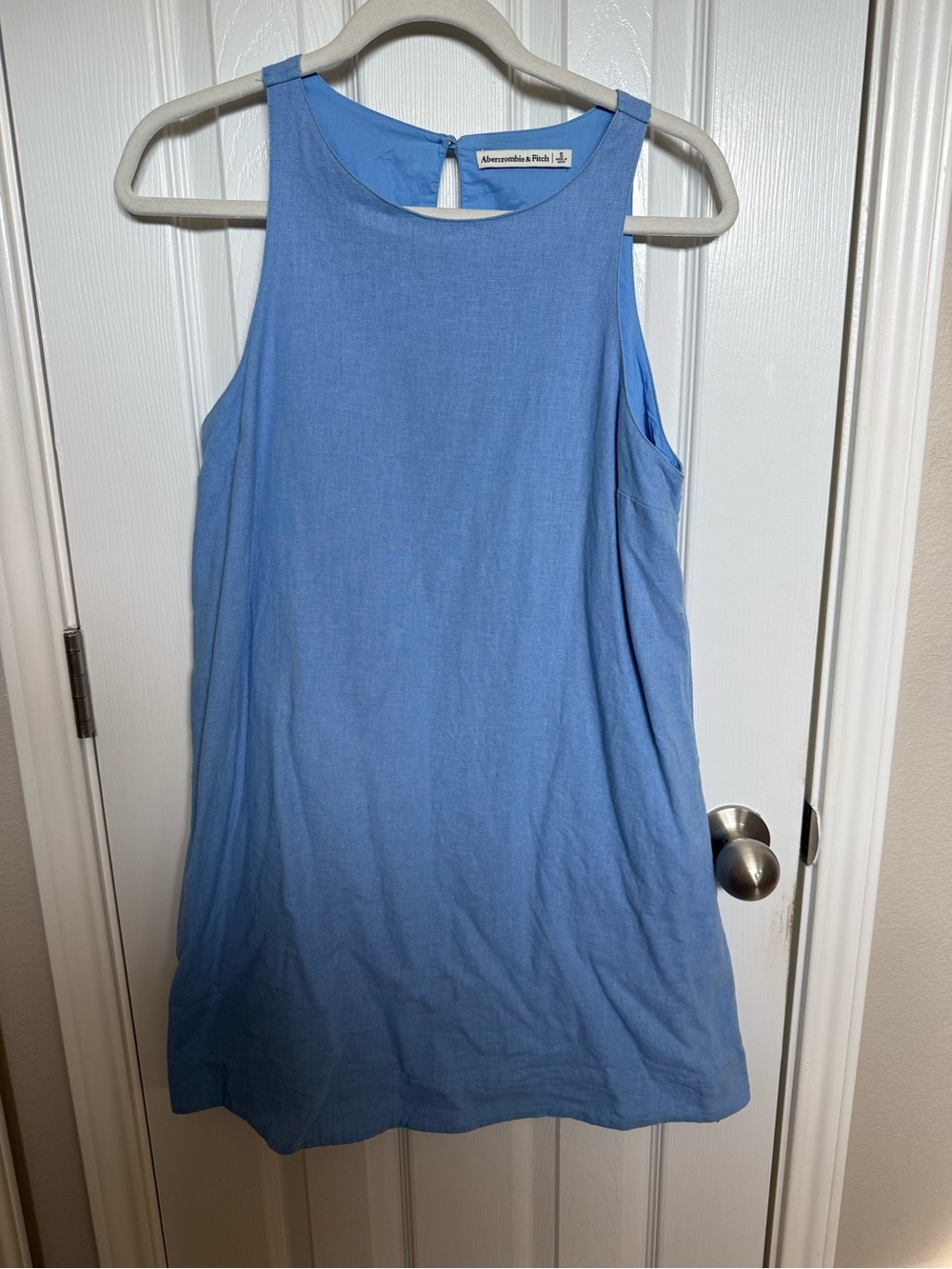 Abercrombie & Fitch Light Blue Sleeveless Shift Dress